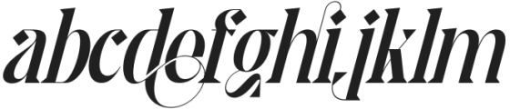 Theatrical Elegant Regular Italic otf (400) FONT