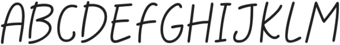 Thefilove otf (400) Font UPPERCASE