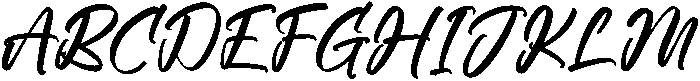 Theglath otf (400) Font UPPERCASE