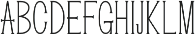 Thegralke Regular otf (400) Font UPPERCASE