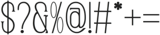 Thegralke Regular ttf (400) Font OTHER CHARS