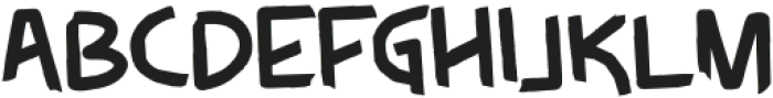 Thegym Regular otf (400) Font LOWERCASE