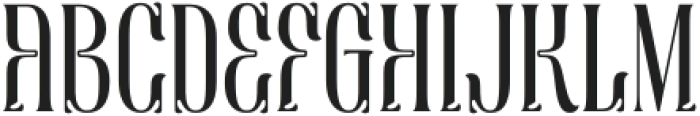 Thenderblessom-Regular otf (400) Font UPPERCASE