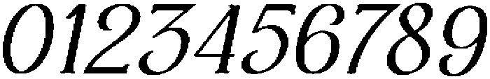 Thenyodia Bold Italic otf (700) Font OTHER CHARS