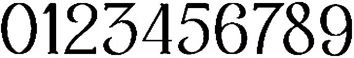 Thenyodia Bold otf (700) Font OTHER CHARS