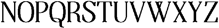 Thenyodia Bold otf (700) Font UPPERCASE
