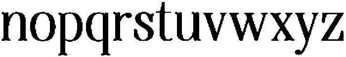 Thenyodia Bold otf (700) Font LOWERCASE