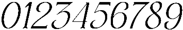 Thenyodia Italic otf (400) Font OTHER CHARS