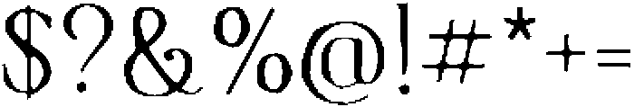 Thenyodia News otf (400) Font OTHER CHARS