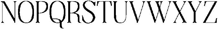 Thenyodia Regular otf (400) Font UPPERCASE