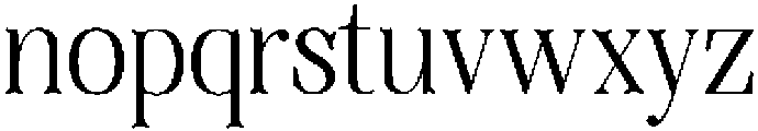 Thenyodia Regular otf (400) Font LOWERCASE