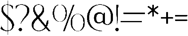 Theorine Regular otf (400) Font OTHER CHARS