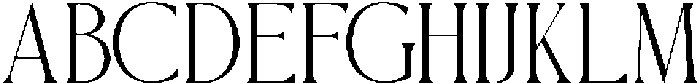 Theorine Regular otf (400) Font UPPERCASE