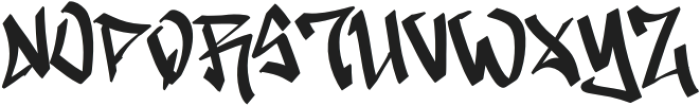 Theory Graffiti Regular otf (400) Font UPPERCASE