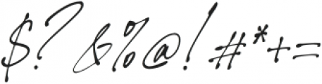 Theory of Signature Italic otf (400) Font OTHER CHARS