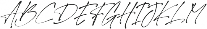 Theory of Signature Italic otf (400) Font UPPERCASE