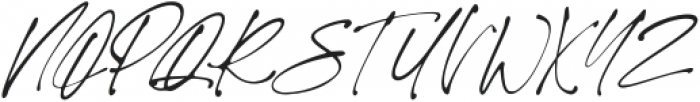 Theory of Signature Italic otf (400) Font UPPERCASE