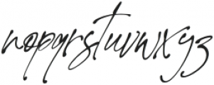 Theory of Signature Italic otf (400) Font LOWERCASE