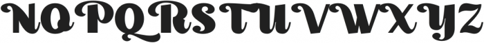 Thephir-Bold otf (700) Font UPPERCASE