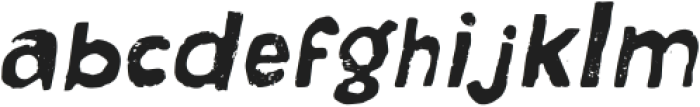 There Was A King Italics ttf (400) Font LOWERCASE