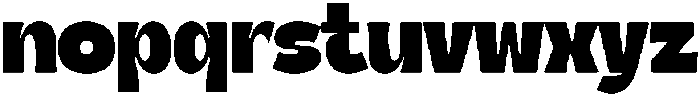 Thered Burger otf (400) Font LOWERCASE