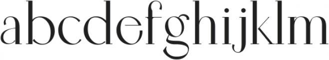 Therefore Serif Regular ttf (400) Font LOWERCASE