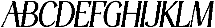Thereon Black Italic otf (900) Font UPPERCASE