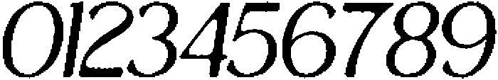 Thereon Black Rough Italic otf (900) Font OTHER CHARS