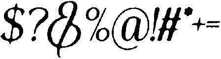 Thereon Black Rough Italic otf (900) Font OTHER CHARS