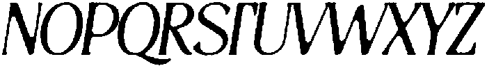Thereon Black Rough Italic otf (900) Font UPPERCASE