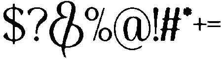 Thereon Black Rounded otf (900) Font OTHER CHARS