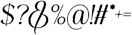 Thereon Bold Italic otf (700) Font OTHER CHARS
