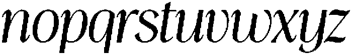Thereon Bold Italic otf (700) Font LOWERCASE