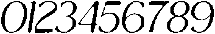 Thereon Bold Rough Italic otf (700) Font OTHER CHARS