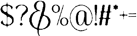 Thereon Bold Rough otf (700) Font OTHER CHARS