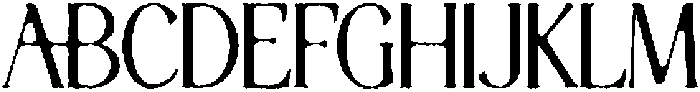 Thereon Bold Rough otf (700) Font UPPERCASE