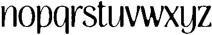 Thereon Bold Rough otf (700) Font LOWERCASE
