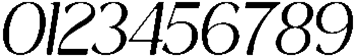 Thereon Bold Rounded Italic otf (700) Font OTHER CHARS