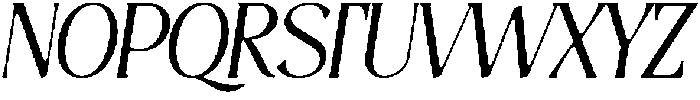 Thereon Bold Rounded Italic otf (700) Font UPPERCASE