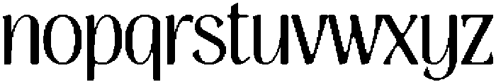 Thereon Bold Rounded otf (700) Font LOWERCASE