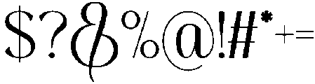 Thereon Bold otf (700) Font OTHER CHARS