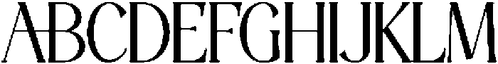 Thereon Bold otf (700) Font UPPERCASE