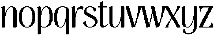 Thereon Bold otf (700) Font LOWERCASE