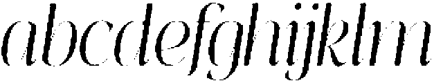 Thereon Light Rough Italic otf (300) FONT