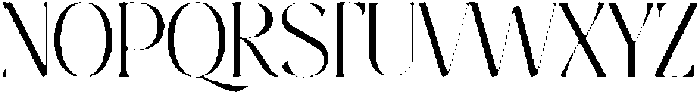 Thereon Light Rough otf (300) Font UPPERCASE