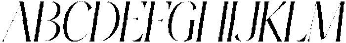Thereon Light Rounded Italic otf (300) Font UPPERCASE