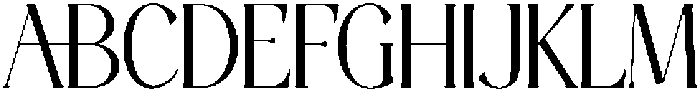 Thereon Regular otf (400) Font UPPERCASE