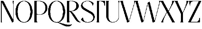 Thereon Regular otf (400) Font UPPERCASE
