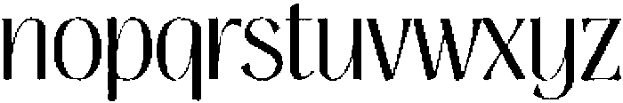 Thereon Rough otf (400) Font LOWERCASE