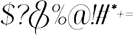 Thereon Rounded Italic otf (400) Font OTHER CHARS